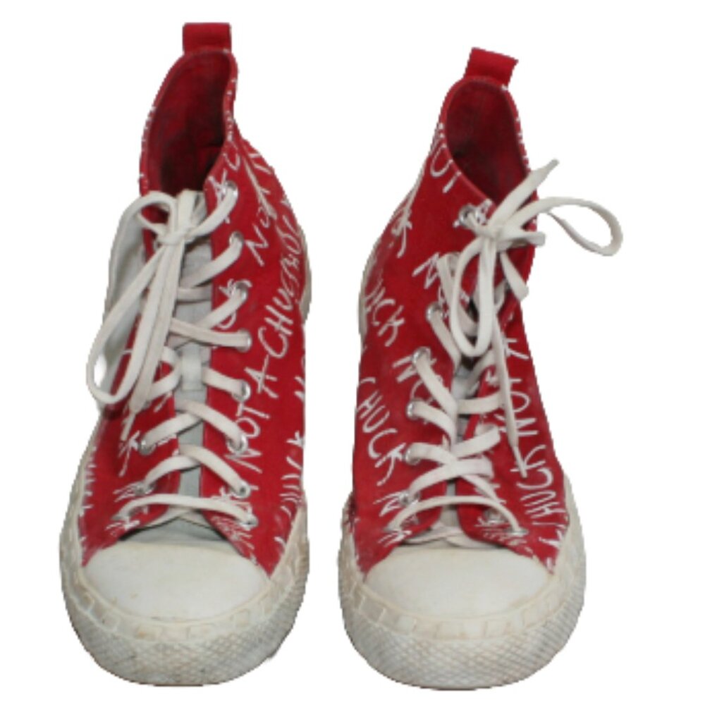 Vintage Converse “Not a Chuck” Red All-Star Hi-Top Sneakers – Men’s 12.5